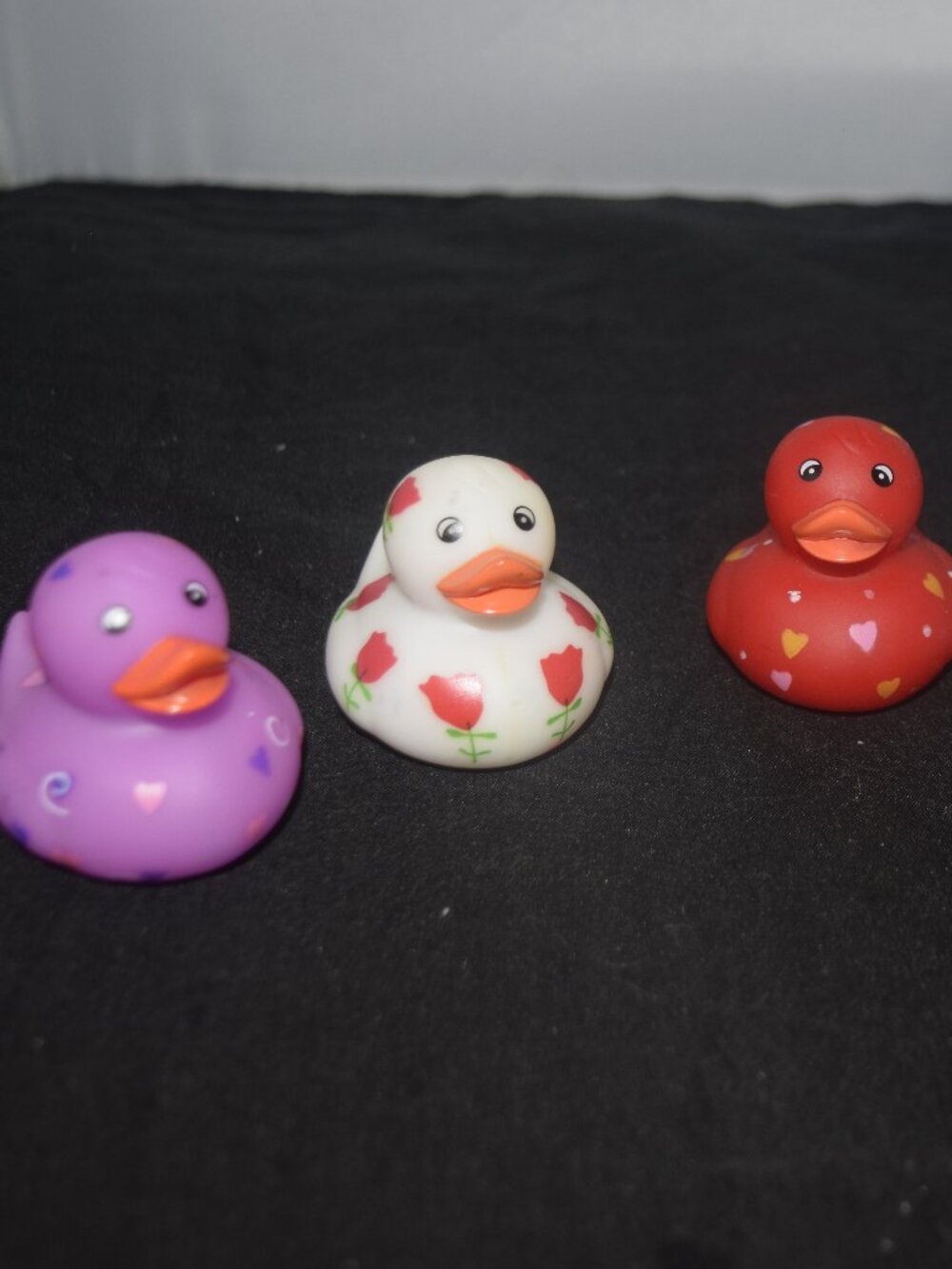 Valentine's Day Rubber Duck Set (5 Count) – Hearts and Roses